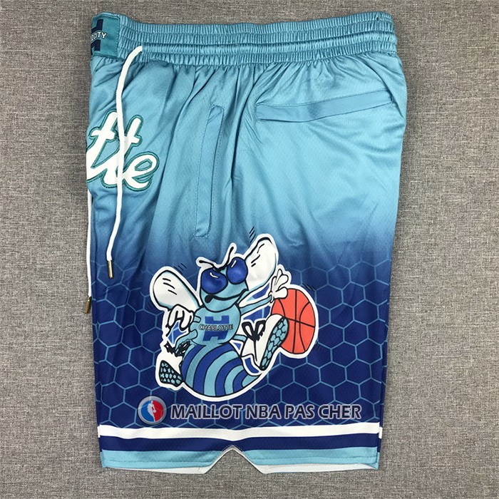 Short Charlotte Hornets Ville Just Don 2021-22 Vert
